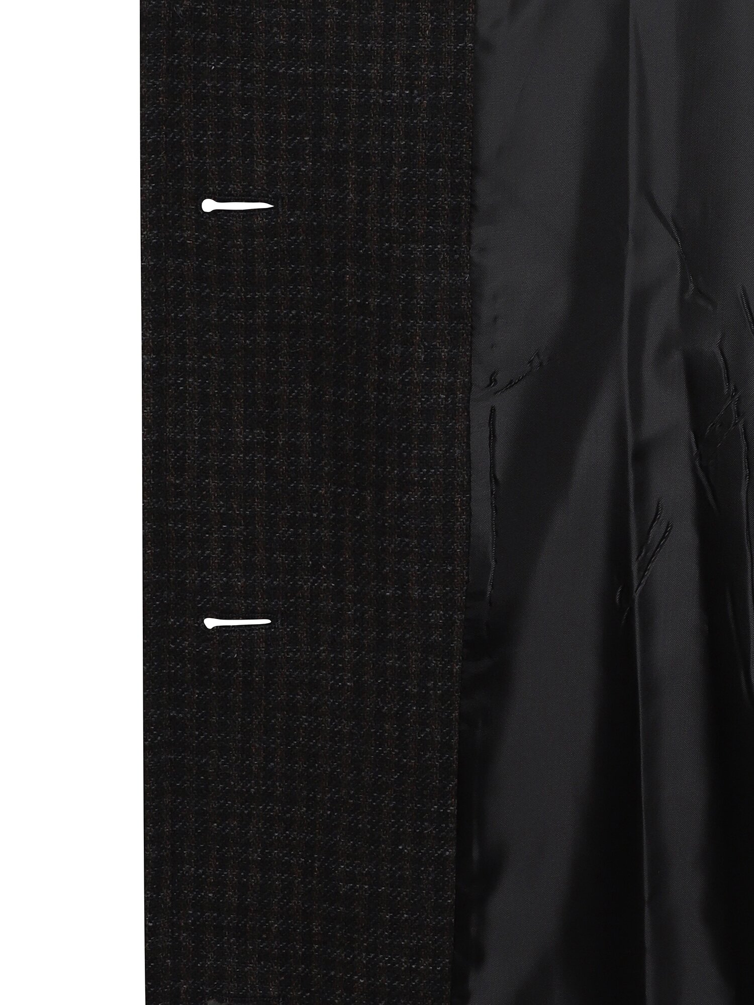 울 블렌드 쉐도우 체크 코트 (CHECK BROWN)