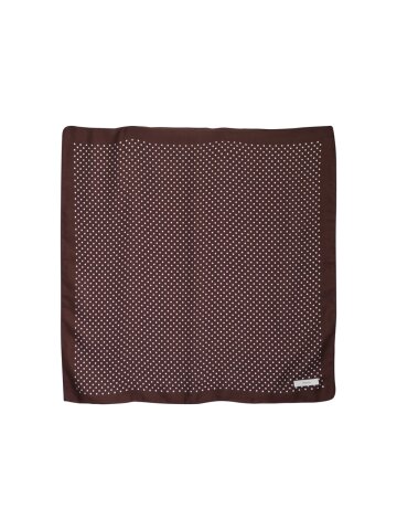 NEAR POLKA DOT SCARF_BROWN