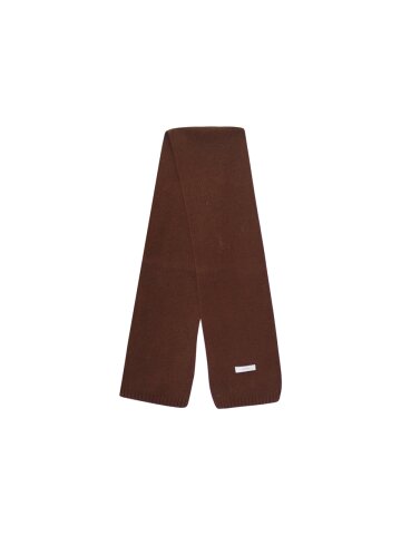 SOFT KNIT MUFFLER_BROWN
