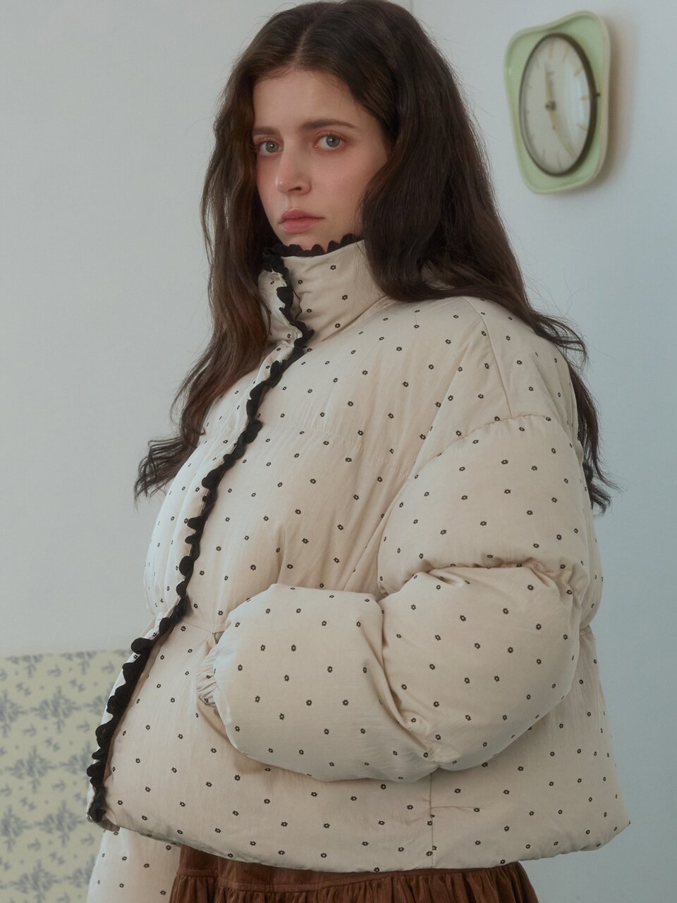 WINTER DAISY DOT PADDING_IVORY