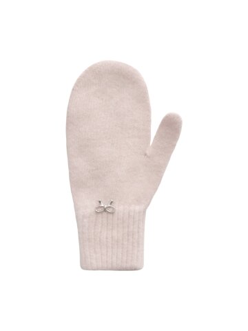 PASTEL FLUFF MITTENS_PINK