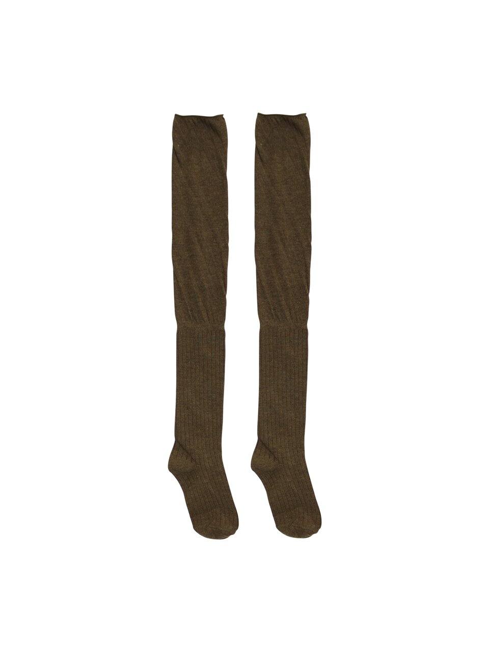[2EA 1SET]VINTAGE LAYER ZENOVER SOCKS_BROWN