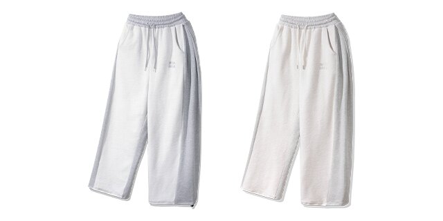 앨빈클로 미니 컬러 매치 핀턱 트레이닝 팬츠 DLX2982 (2 COLOR)