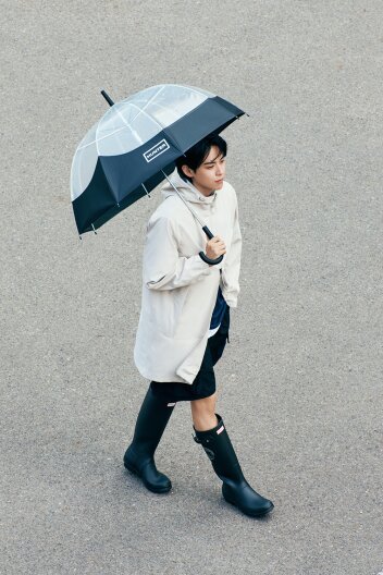 [김도훈 pick!][UNISEX] 머스타치 버블 우산 - 블랙 HDU0001CUZBLK