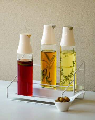 기울이면 자동 오픈 원형 오일 디스펜서 피코 오일병