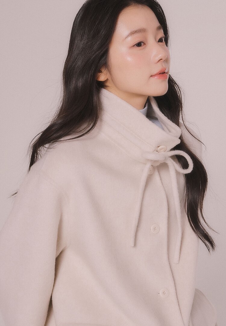 핸드메이드 울 하프 코트 (2color)
