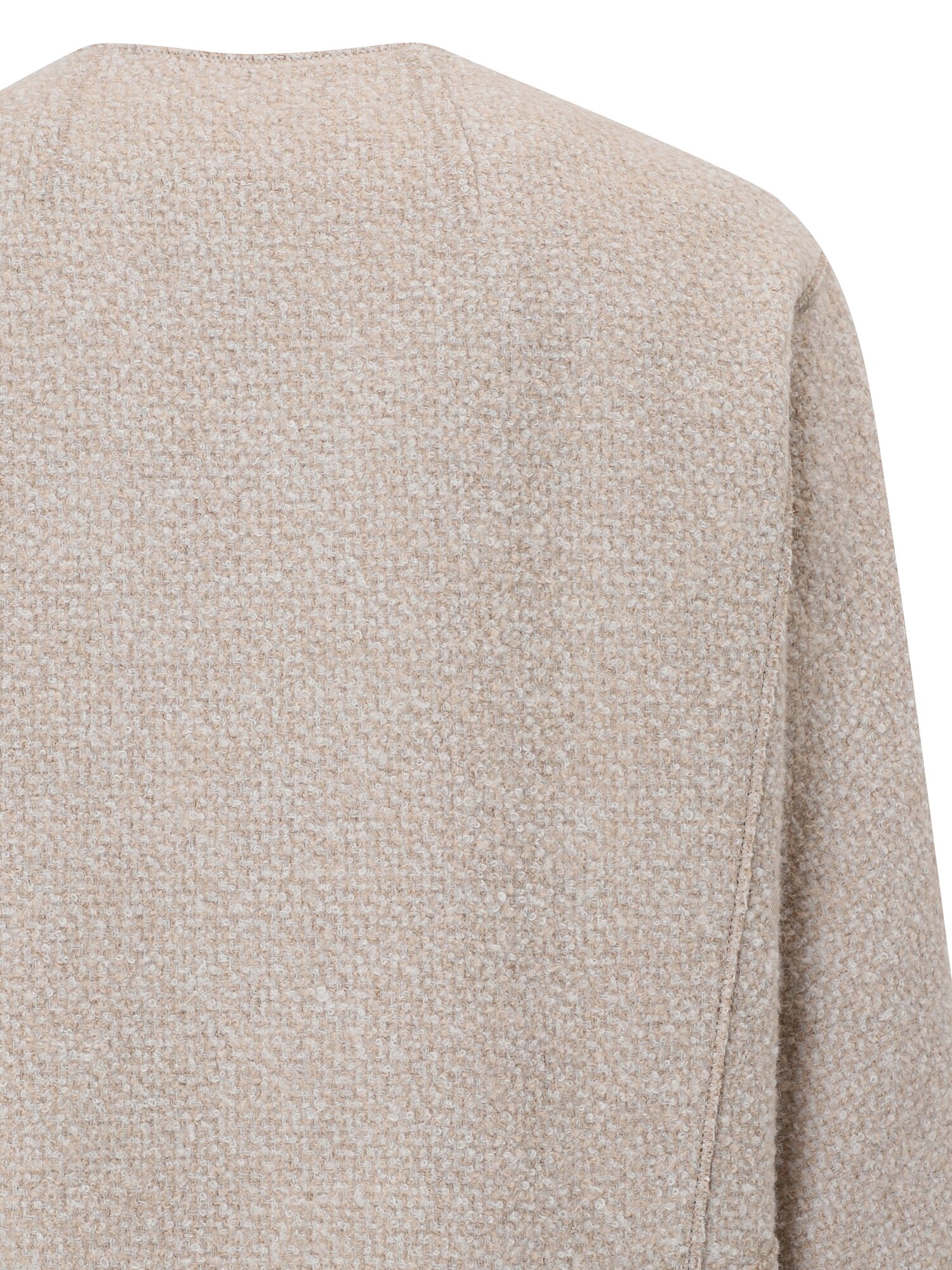 울 블렌드 레더 포인트 재킷 (BEIGE)