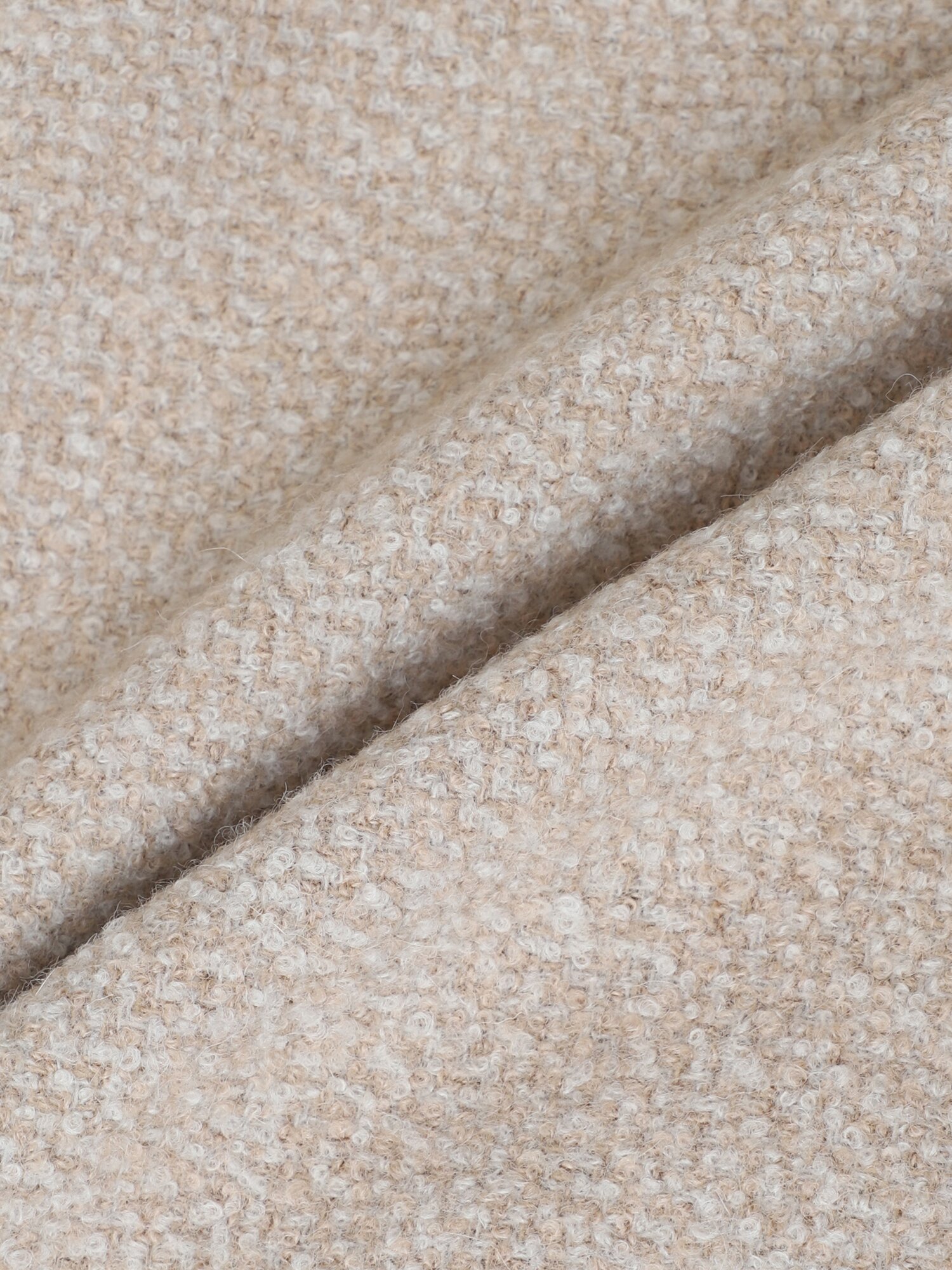 울 블렌드 레더 포인트 재킷 (BEIGE)