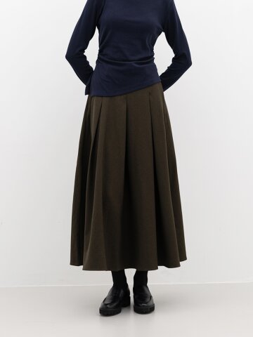 WD_Loose fitting skirt_BROWN