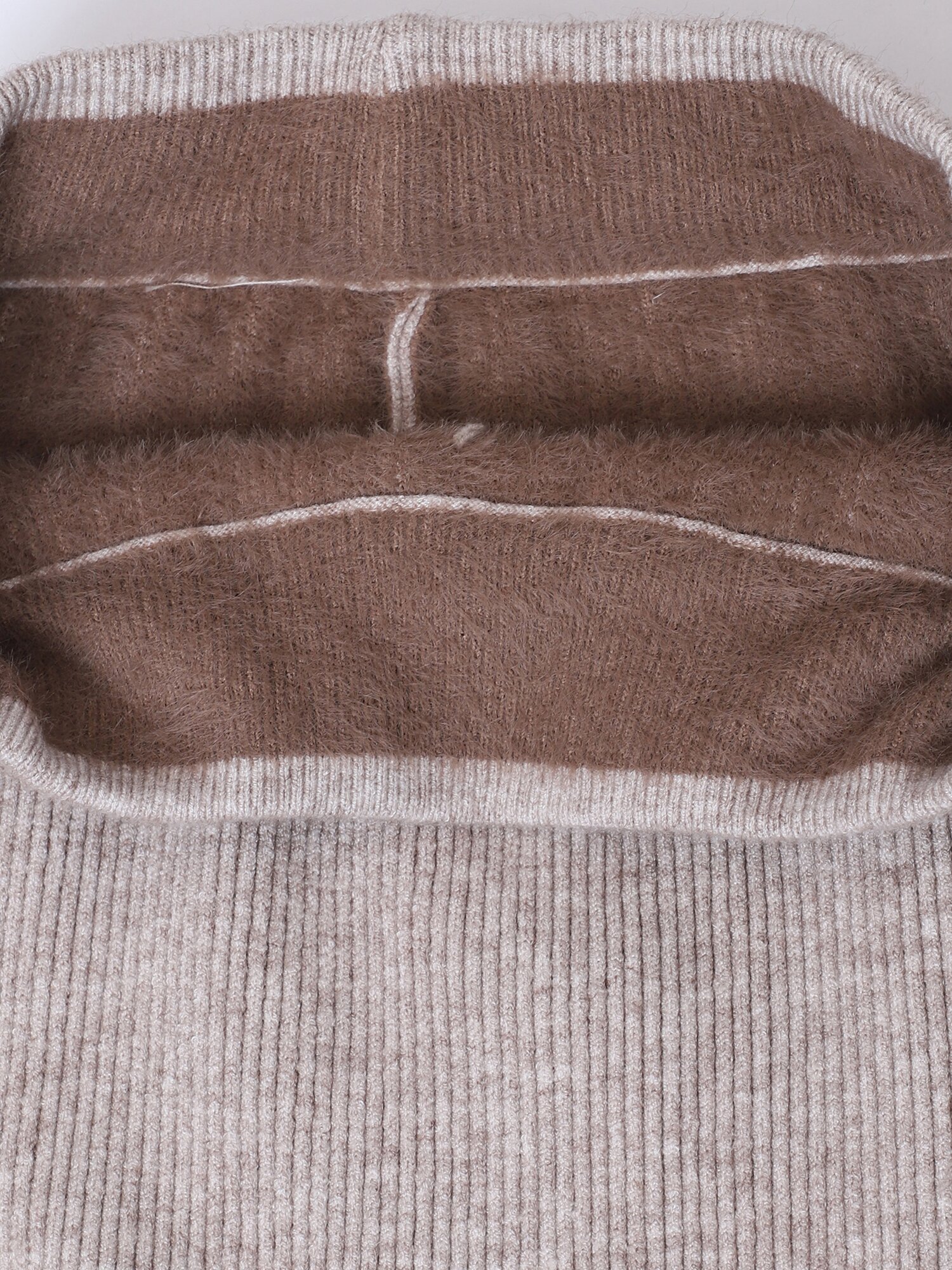 기모 H라인 니트 스커트 (MELANGE BEIGE)