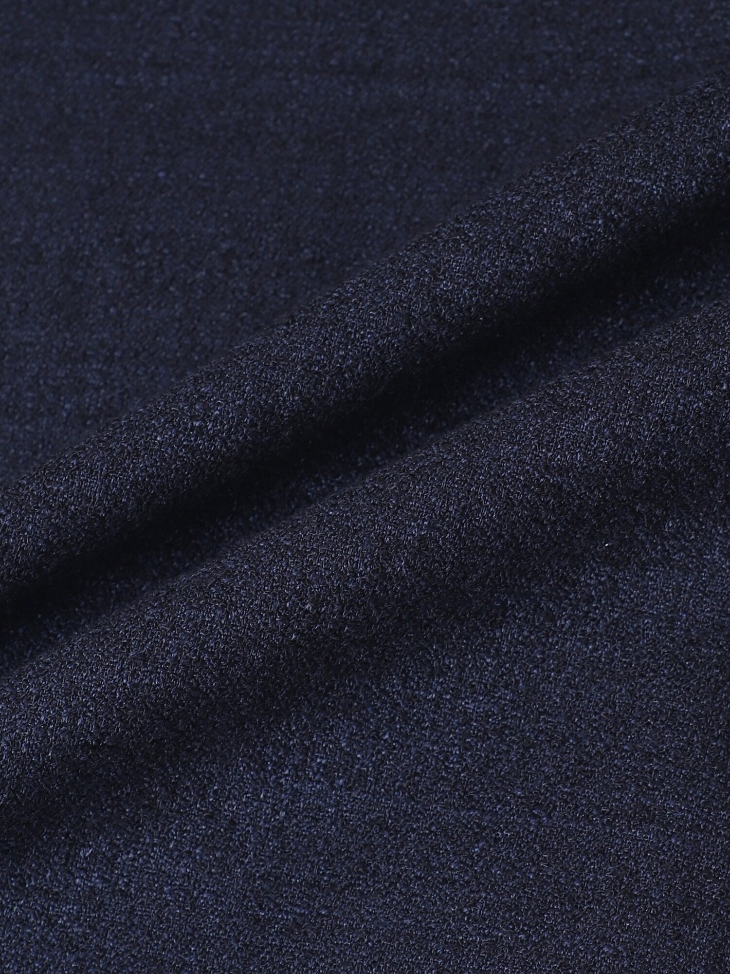 시스루 배색 플레어 롱 원피스 (NAVY)