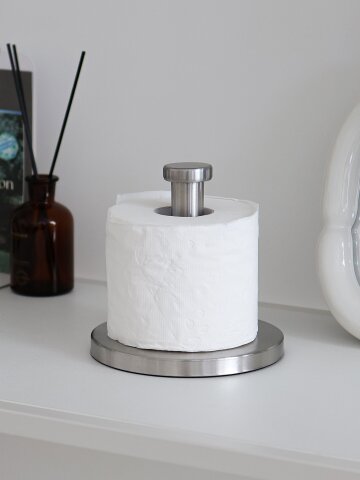 미니멀 스테인레스 두루마리 키친타올 스탠드 홀더