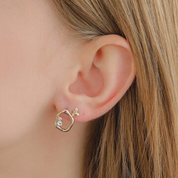 제이로렌 14k 쁘띠 나비 귀걸이 G0272