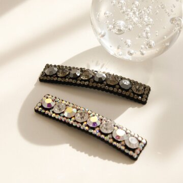 제이로렌 슬림 큐빅 직사각 블링 딱핀 H01138