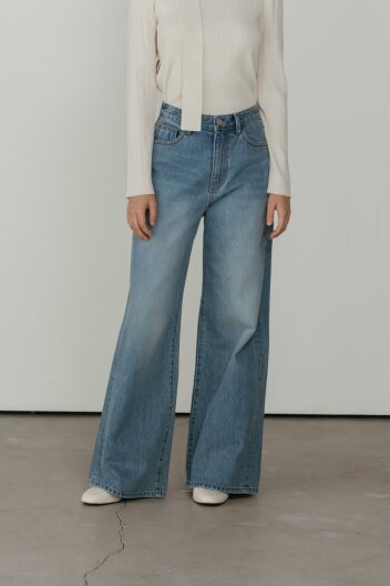 윌라 에센셜 와이드 데님