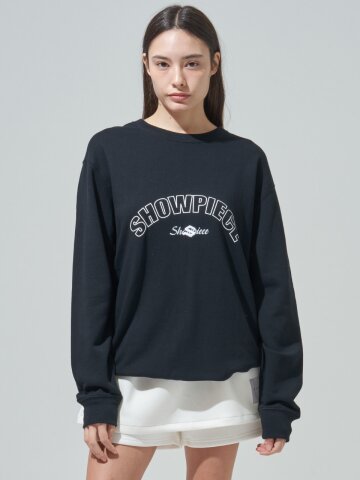 [SHOWPIECE] 헤비웨이트 스웻셔츠_BK (WOMEN)
