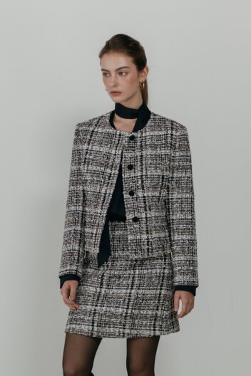 샬롯 트위드 자켓