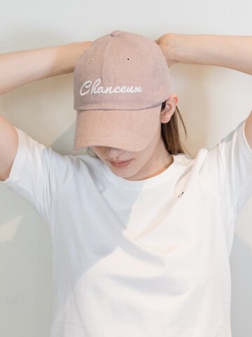  LUCKY OVERFIT BALLCAP WASHING RED BEAN 남녀공용 챙이 긴 볼캡 오버핏 야구모자