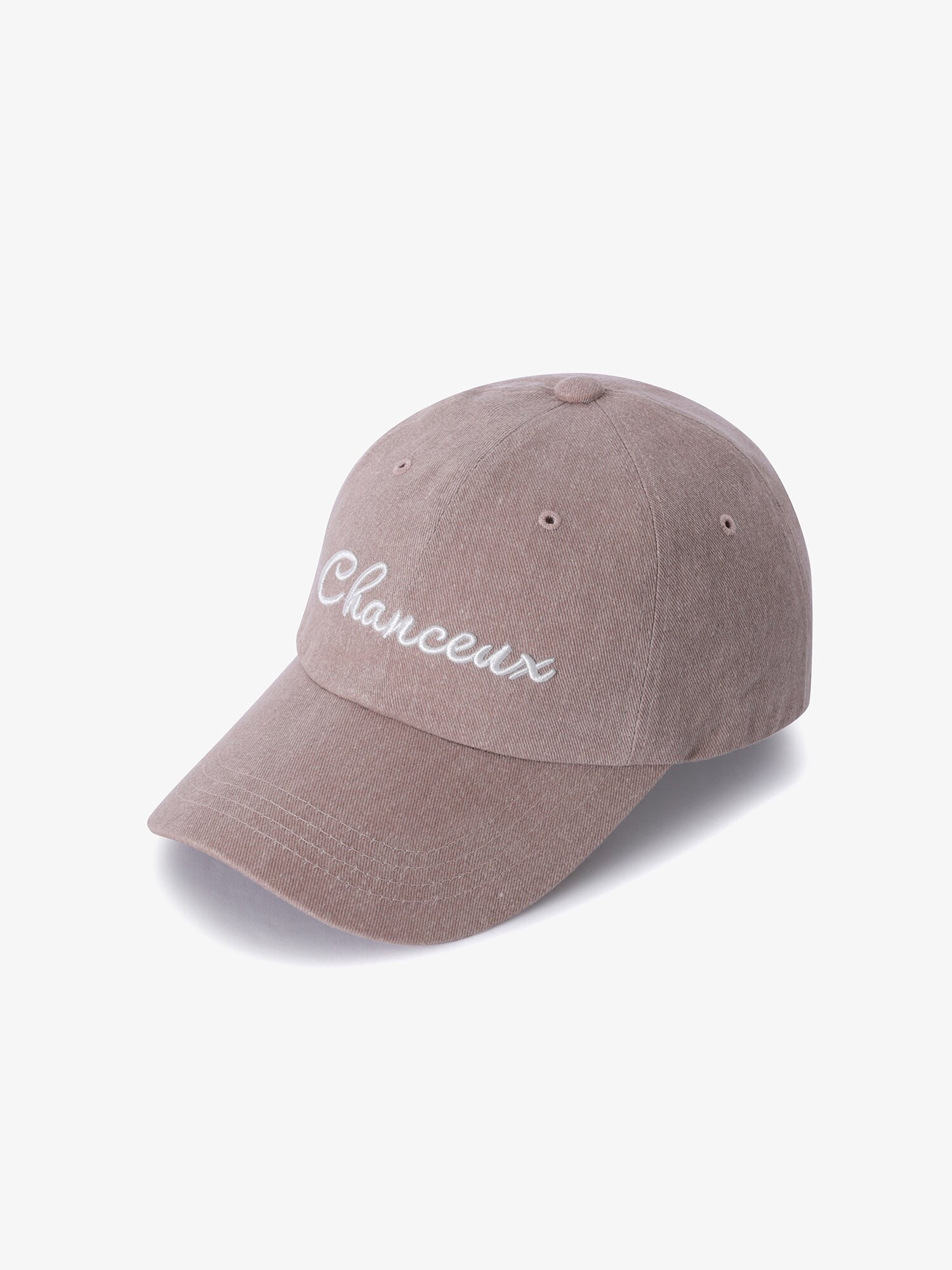  LUCKY OVERFIT BALLCAP WASHING RED BEAN 남녀공용 챙이 긴 볼캡 오버핏 야구모자