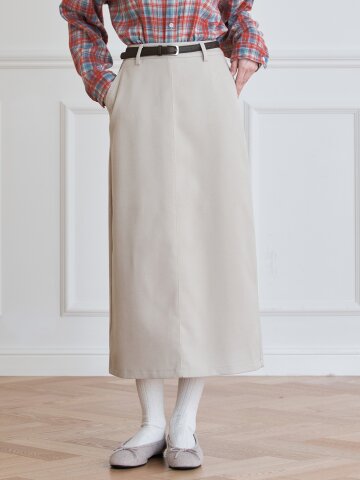 PREMIUM WOOLEN H-LINE SKIRT