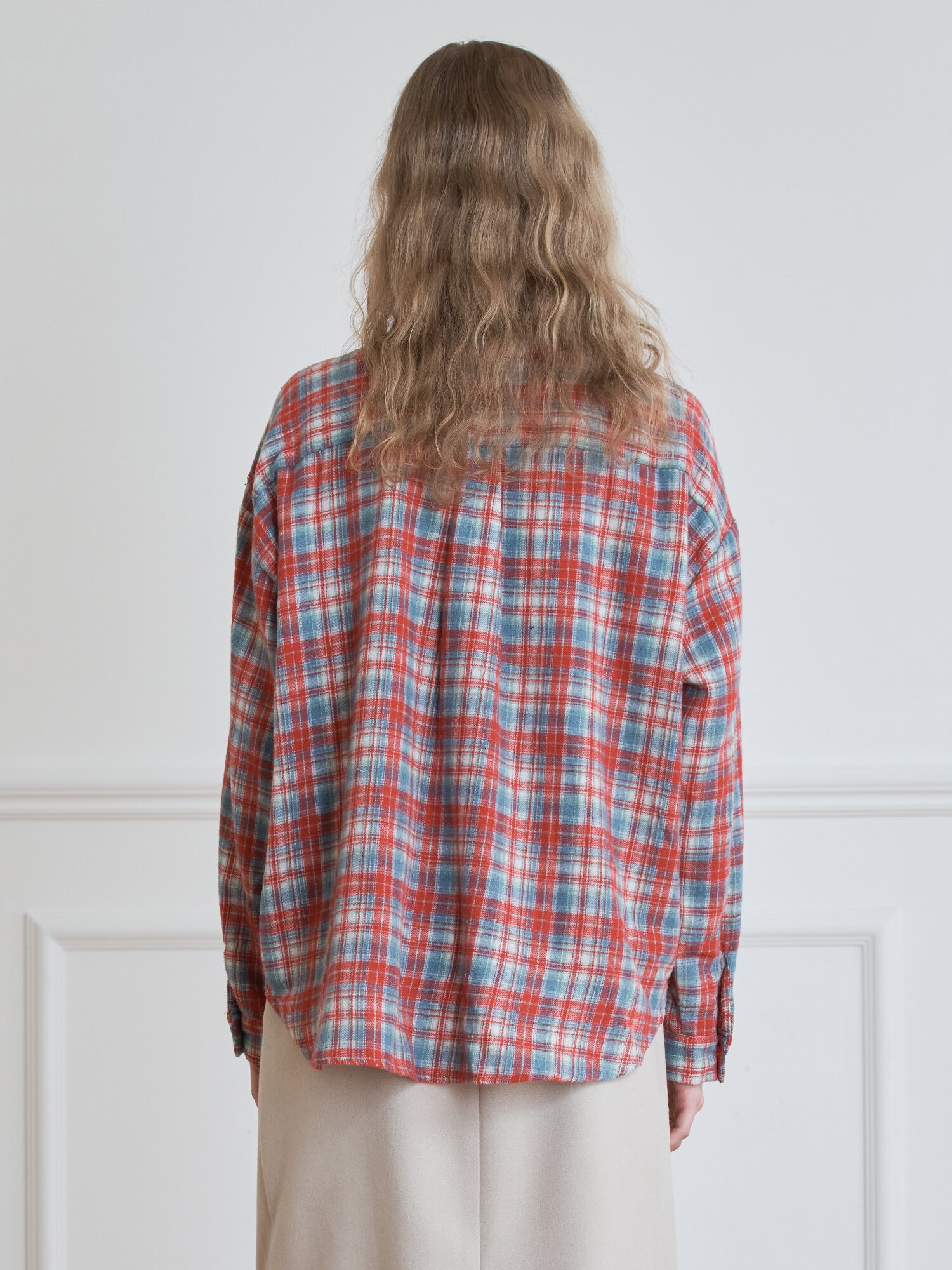 SOFT TARTAN CHECK SHIRT_RED