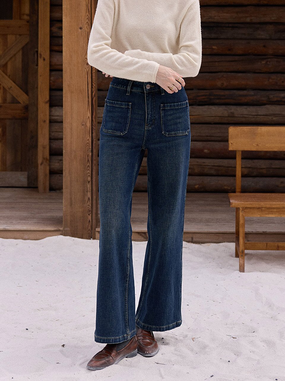 SR_Topline bootcut jeans_2color