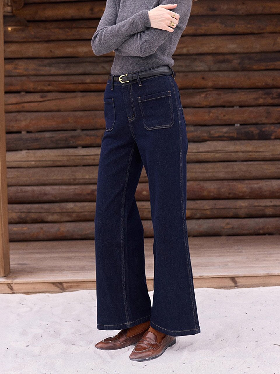 SR_Topline bootcut jeans_2color