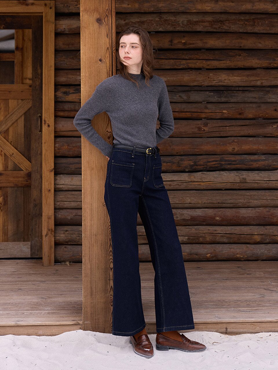 SR_Topline bootcut jeans_2color