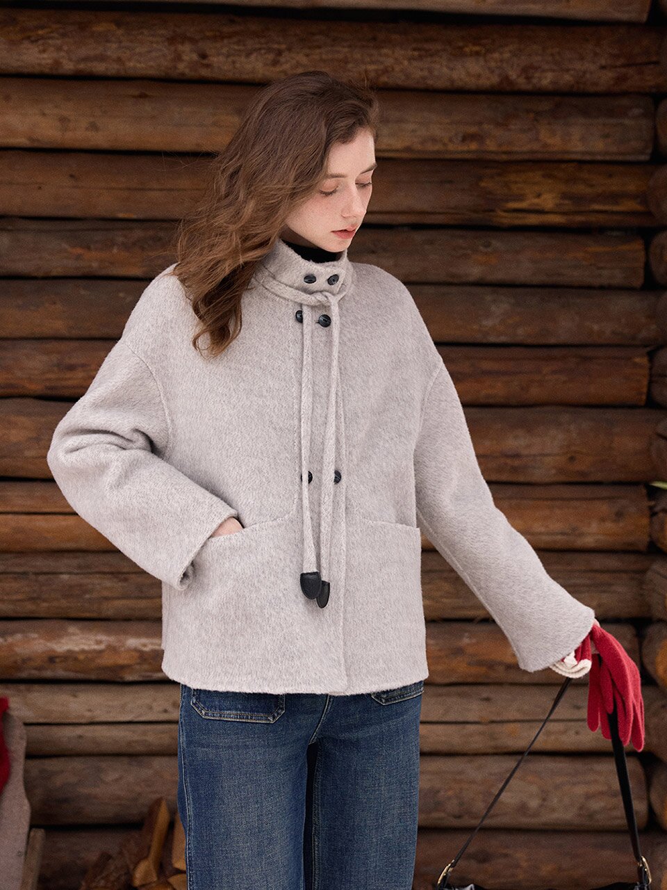 SR_Full short wool jacket