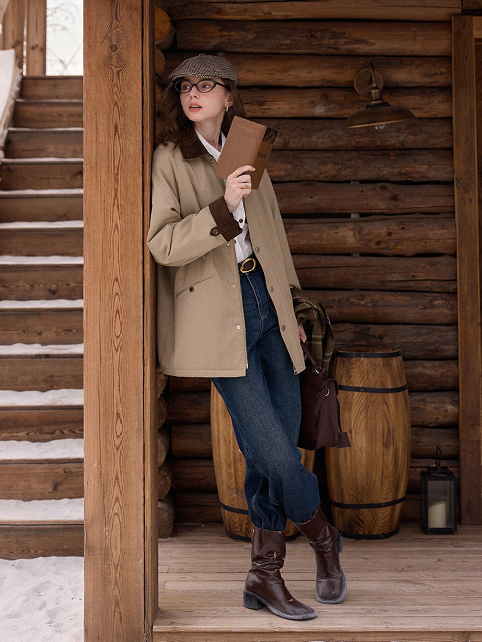 SR_Length padded trench coat