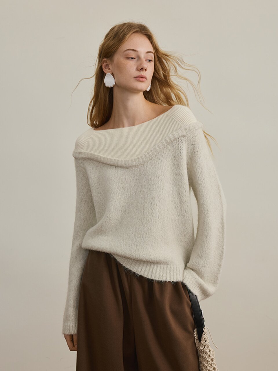 YY_Gentle pullover knit top