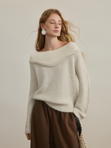 YY_Gentle pullover knit top