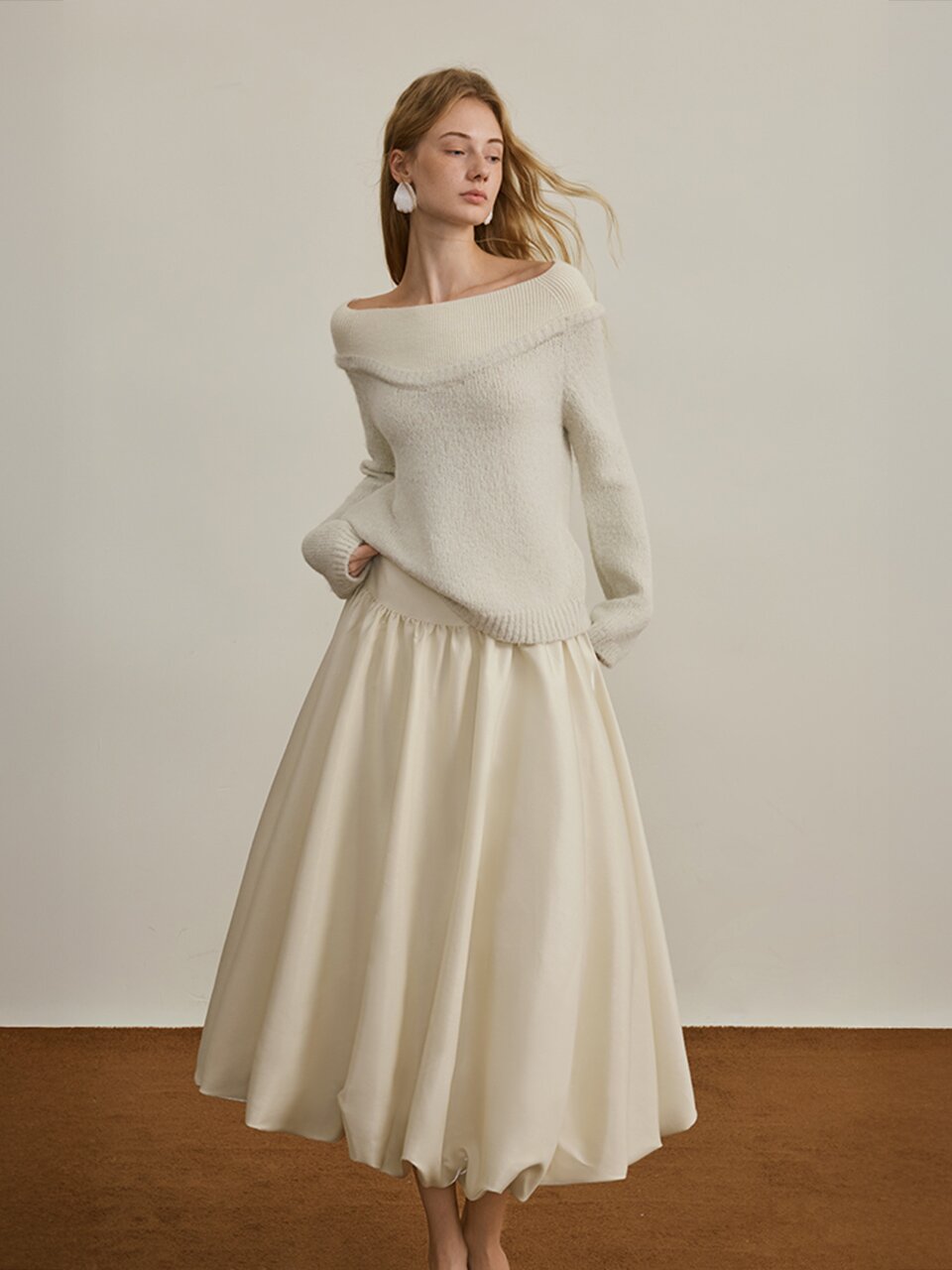 YY_Gentle pullover knit top