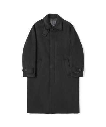 남녀공용 세미 오버 발마칸 코트 (BLACK) (HBAHC90)