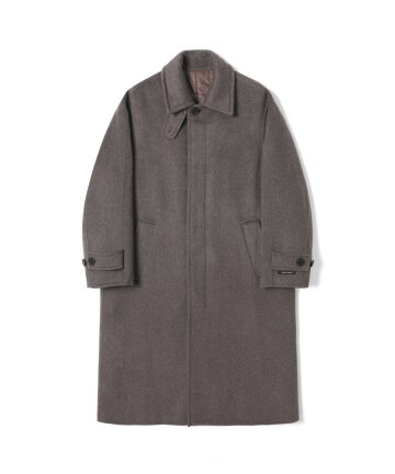 남녀공용 세미 오버 발마칸 코트 (BROWN) (HBAHC90)