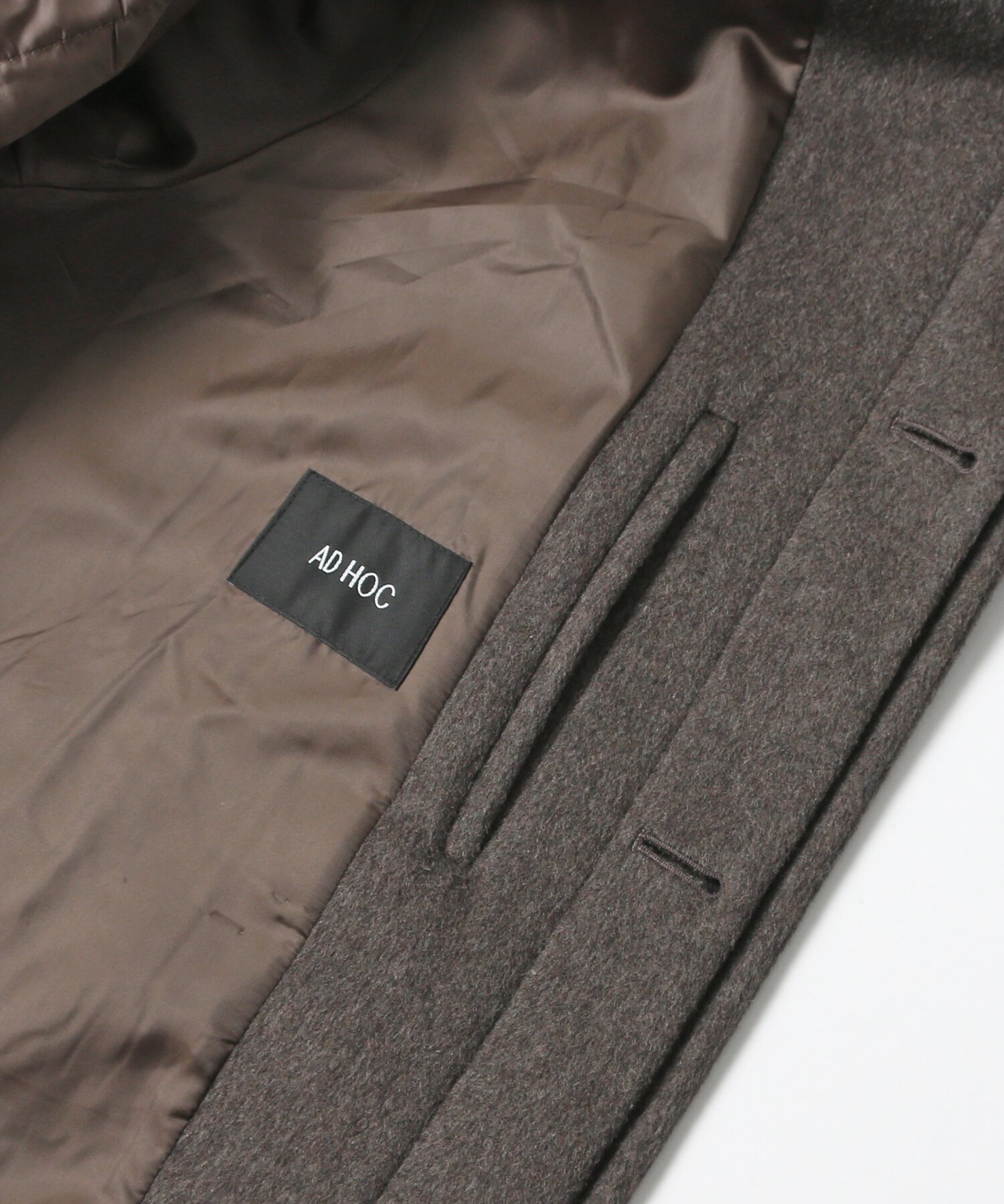 남녀공용 세미 오버 발마칸 코트 (BROWN) (HBAHC90)