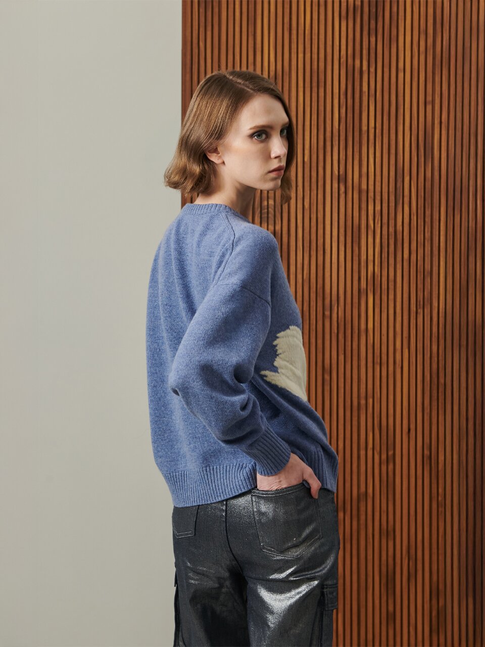 CLAUDIA SWAN WOOL CREWNECK SWEATER 클라우디아 스완 울 스웨터