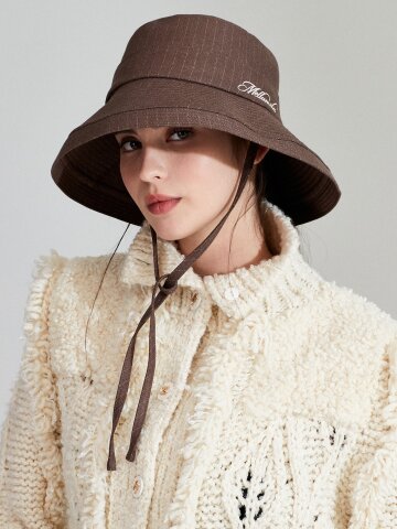 알로 커브 브림 와이드햇 (2colors)