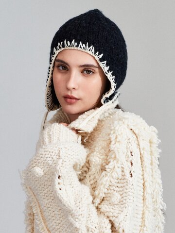 모코 니트 트루퍼 비니 (3colors)