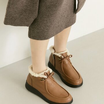 [25FW] 포그니 앵클 털 부츠 GIS-47210