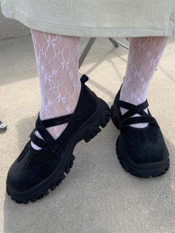 X strap Maryjane Sneakers (att003-1)