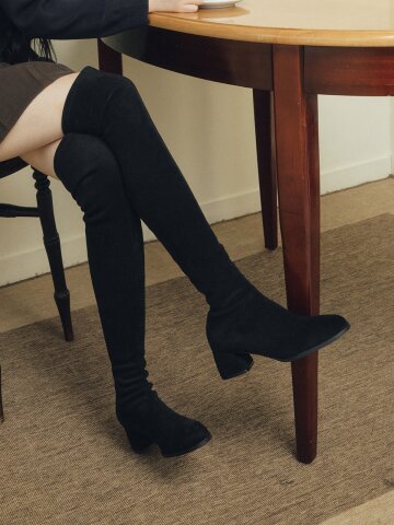 Heat Stretch Thigh Boots (att015-1)