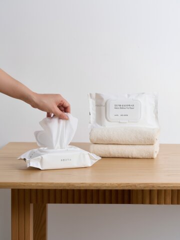 1+1 생활공작소 뽑아쓰는 건조기용 섬유유연제 시트 80매 라벤더향