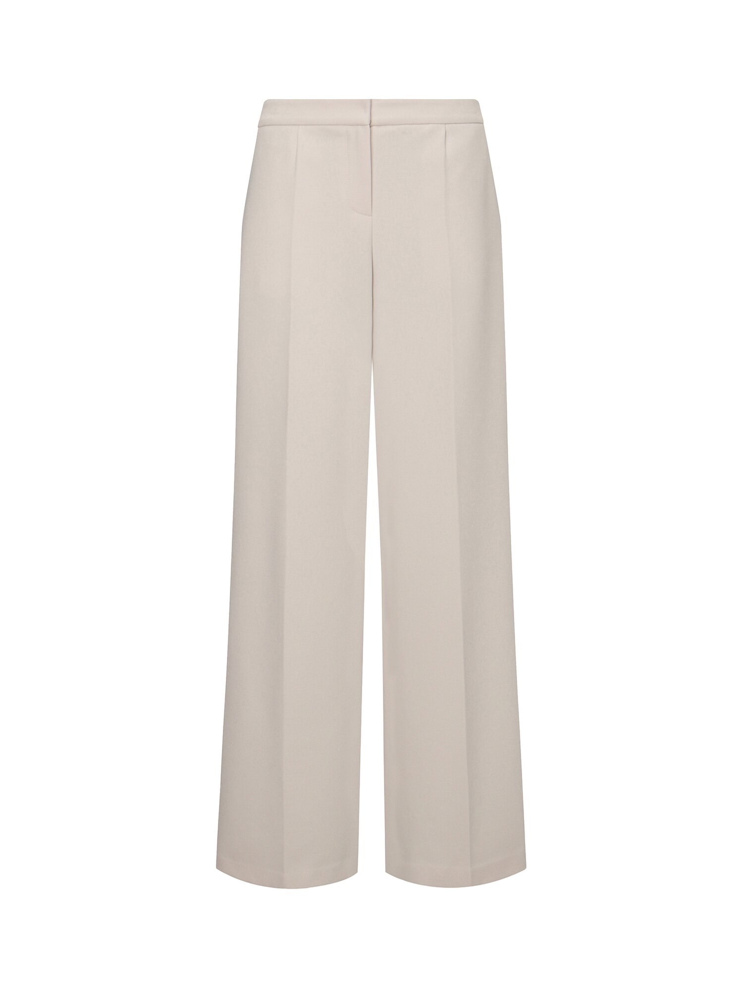 기모 세미 와이드핏 슬랙스 팬츠 (IVORY)