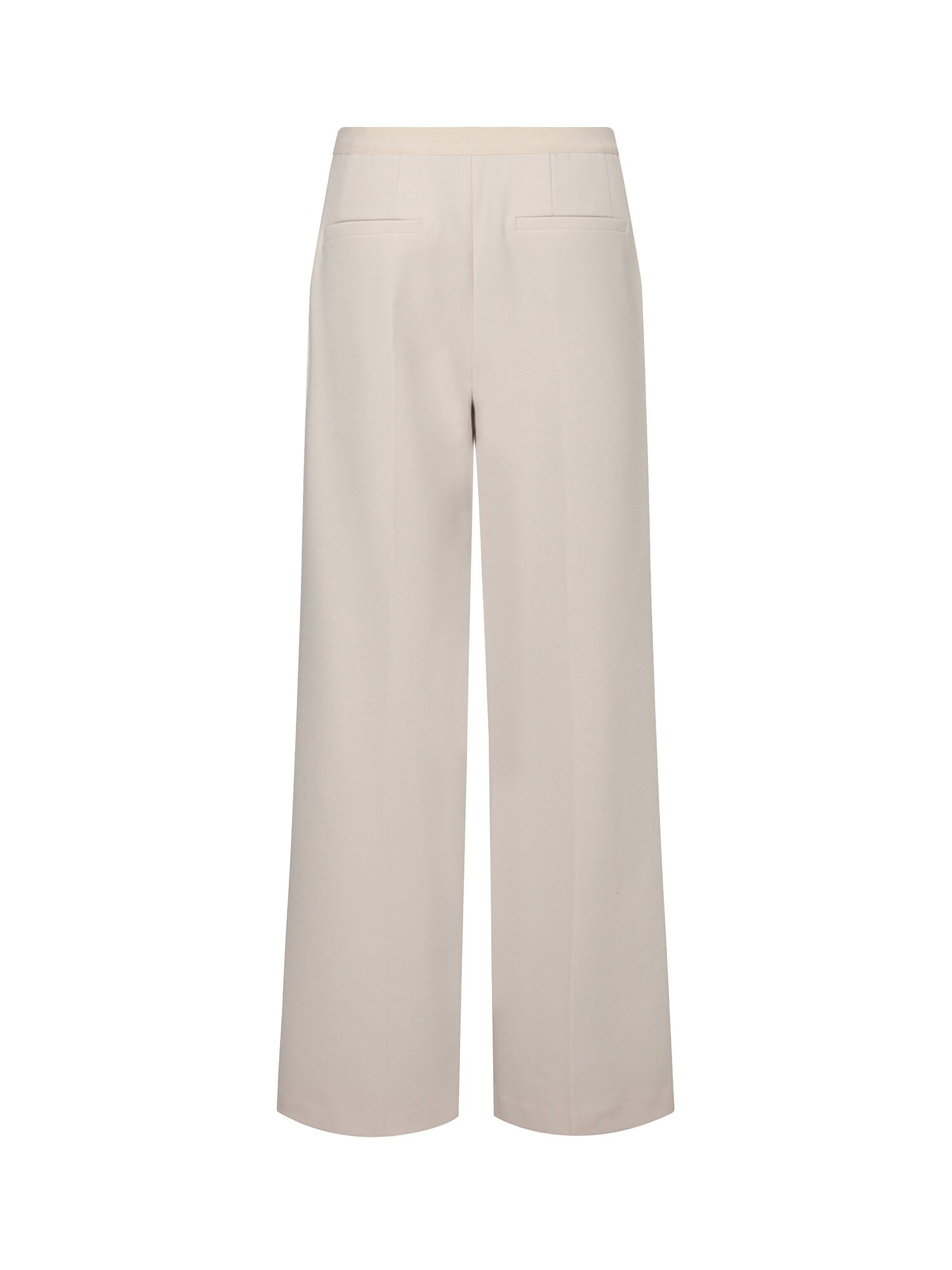 기모 세미 와이드핏 슬랙스 팬츠 (IVORY)