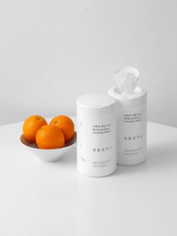 1+1 생활공작소 다목적 세정티슈 150매 