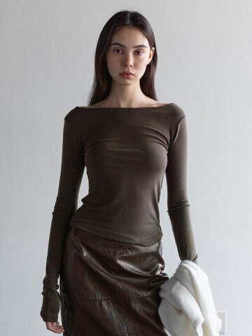 2511 SOFT CURRENT T-SHIRT ASH BROWN