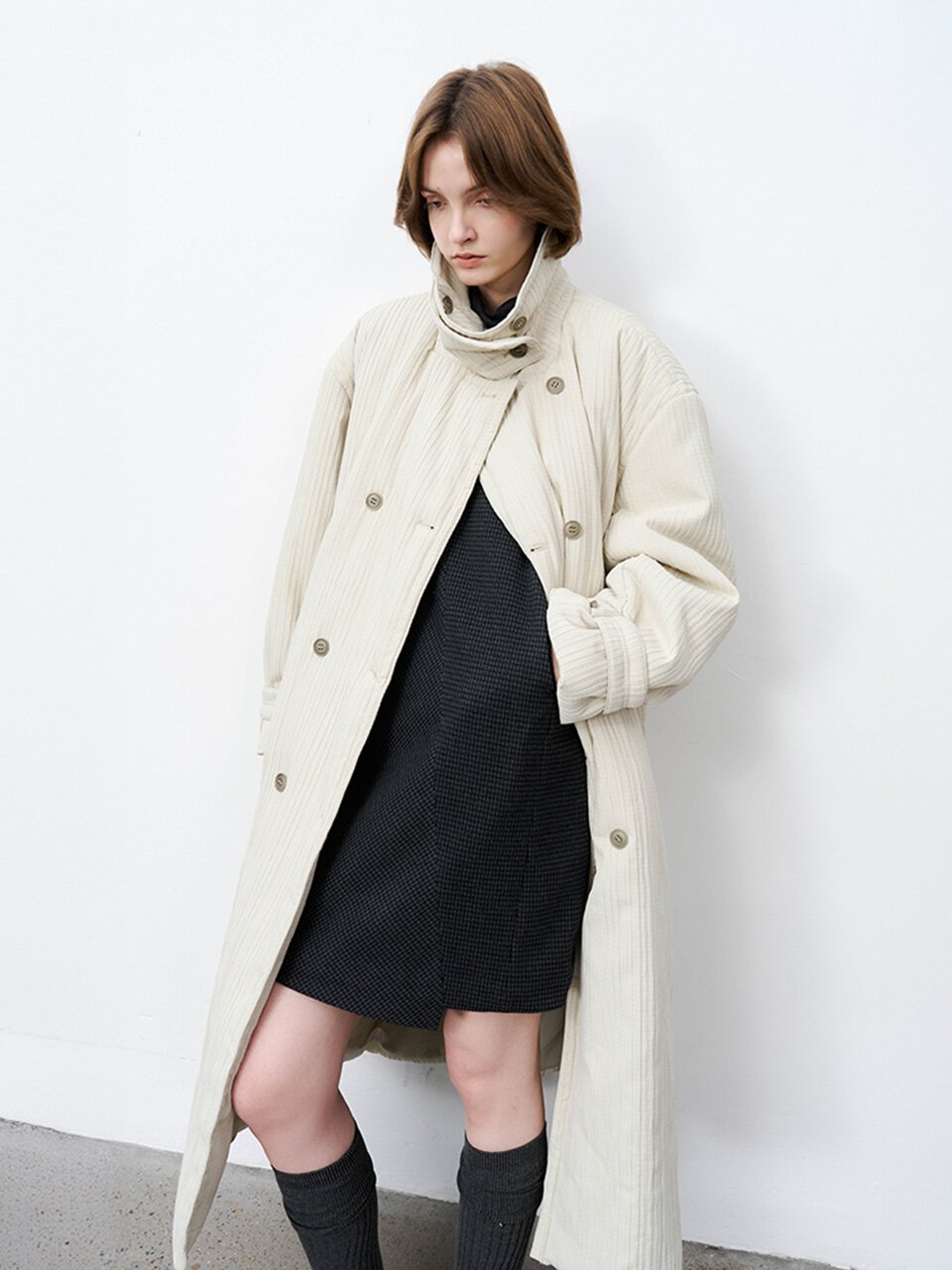 TG_Daily double breasted coat