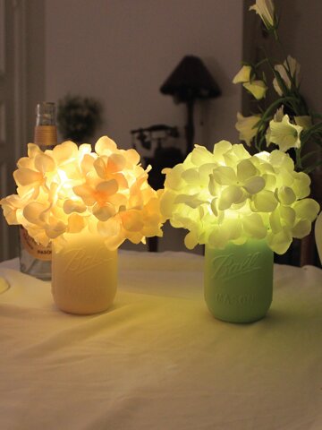 몽실 수국 LED 무드등 