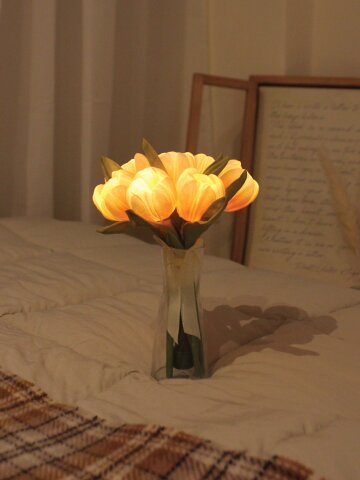 블룸 튤립 부케 LED 무드등